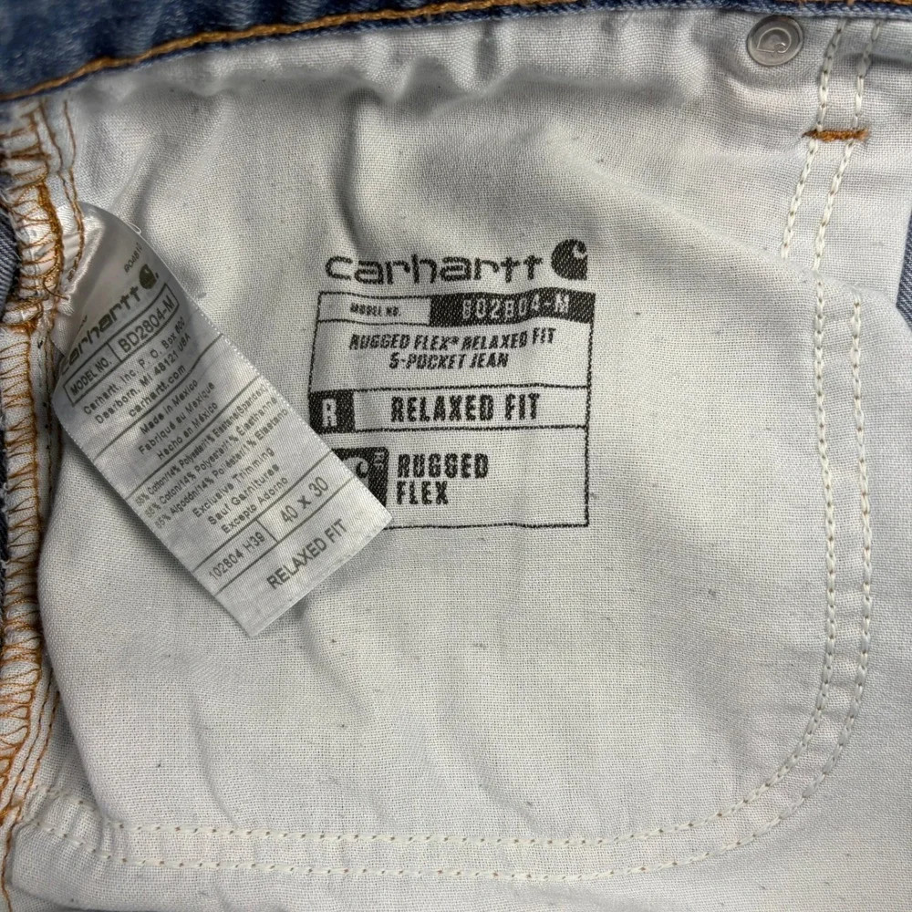 Carhartt Relaxed Fit Jeans Mens 40x30 *fits 40x28 Ranchers‎ Landscapers Welders